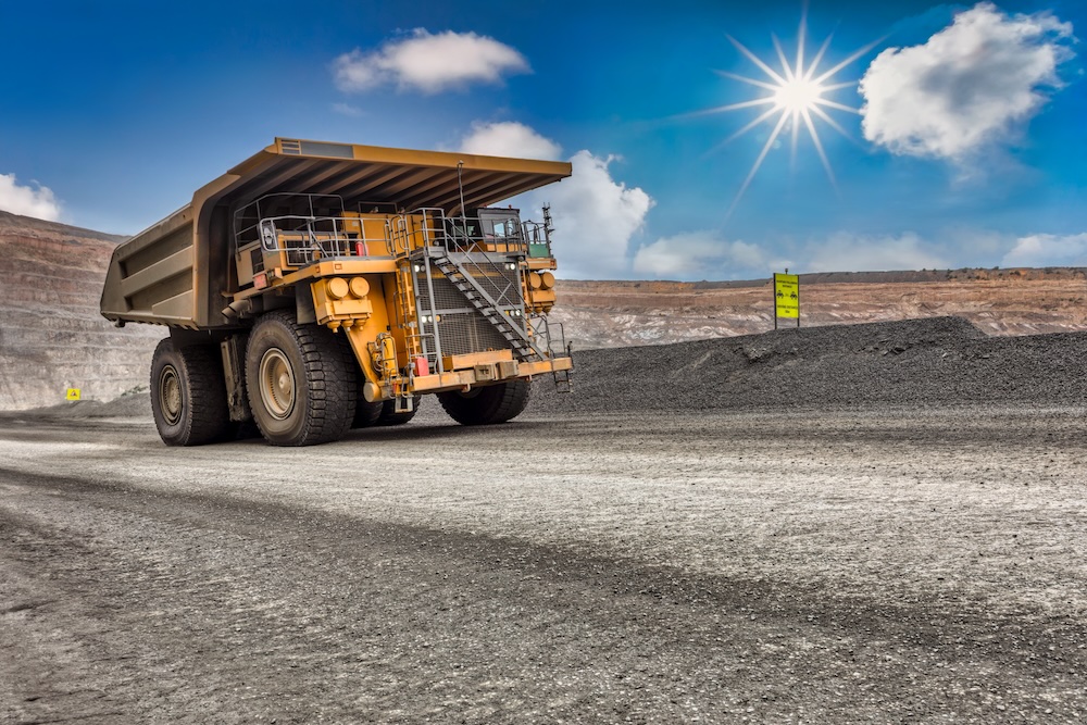 Haul trucks in a diamond mine. Monaflex Tyre Repair Systems cover every tyre on the market today.
