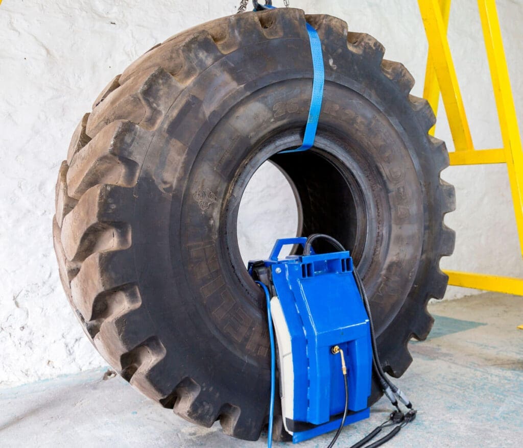 Monaflex OTRS for sidewall repairs in OTR tires