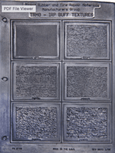 TRIB buffing guide for tyre repair