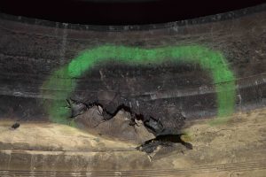 Superficial bead damage